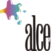 logo negro mancha multicolor